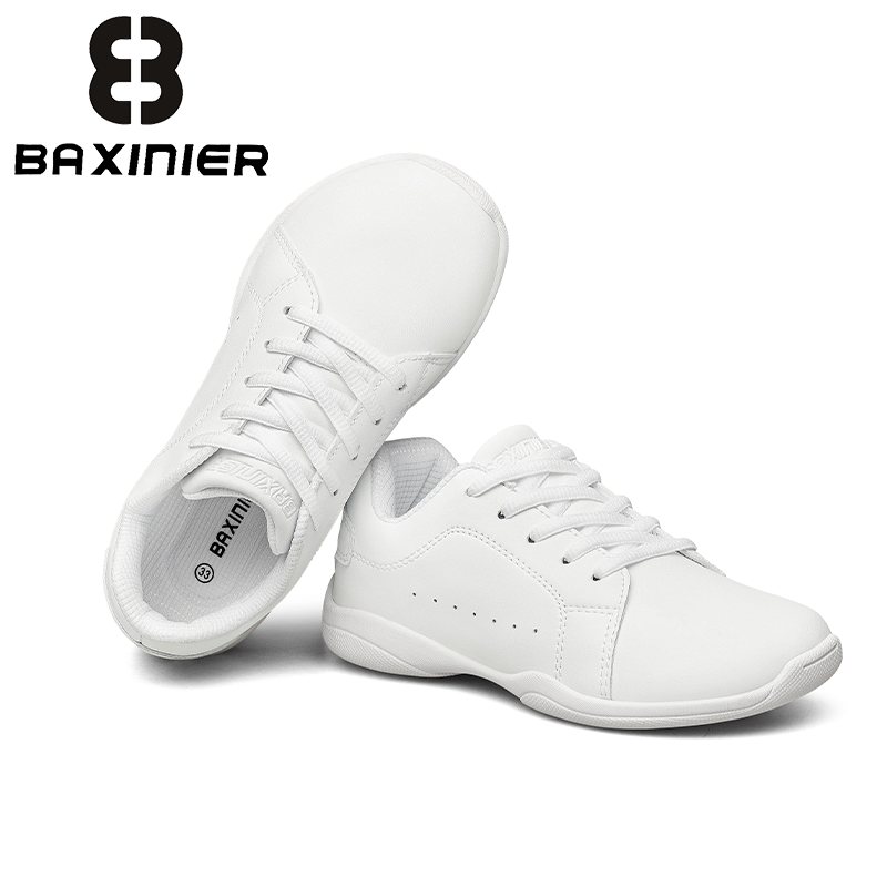 Sneaker Case - BAXINIER White Cheerleading Shoes for Girls