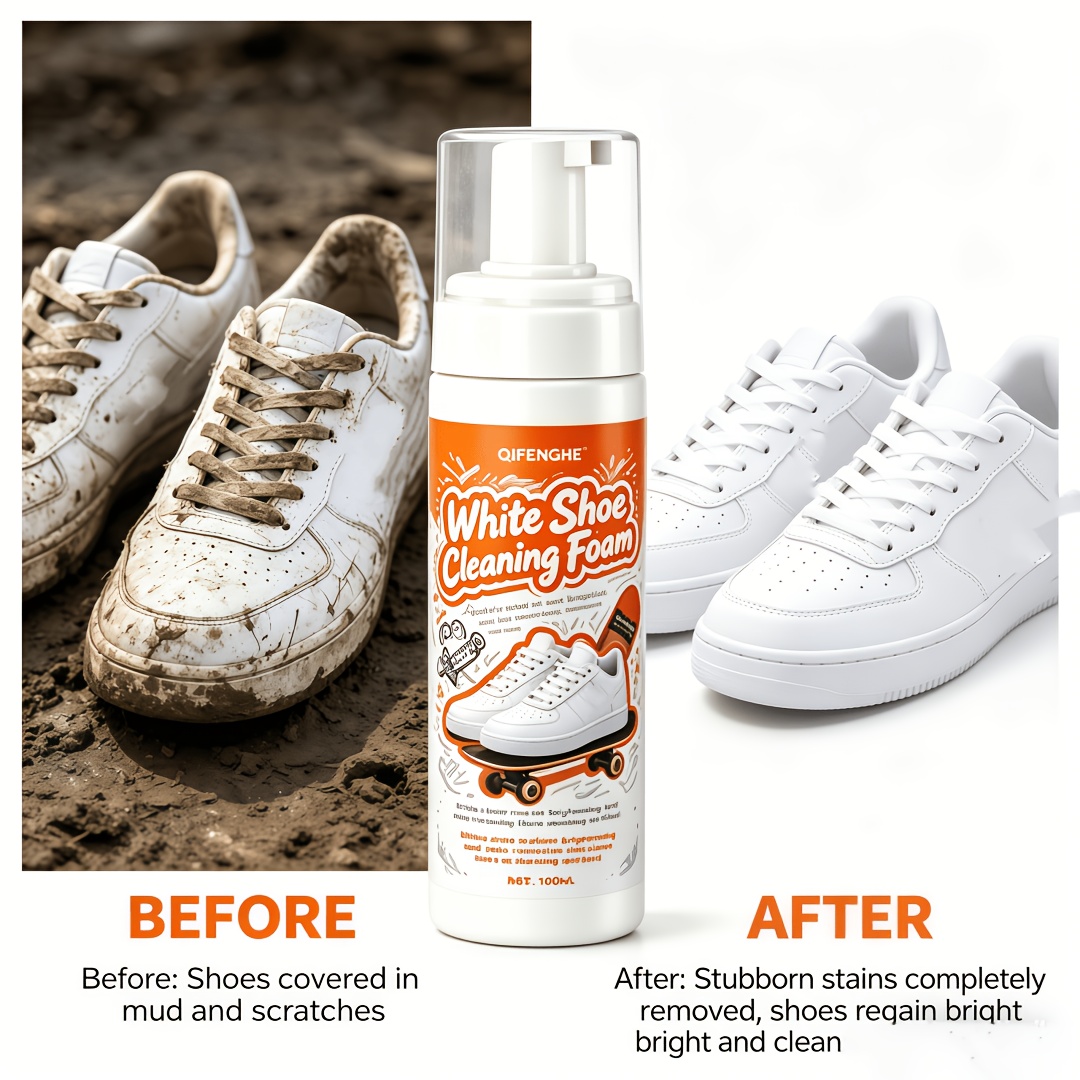 Portable No Rinse White Shoe C - Sneaker Care Foam 评论和价格