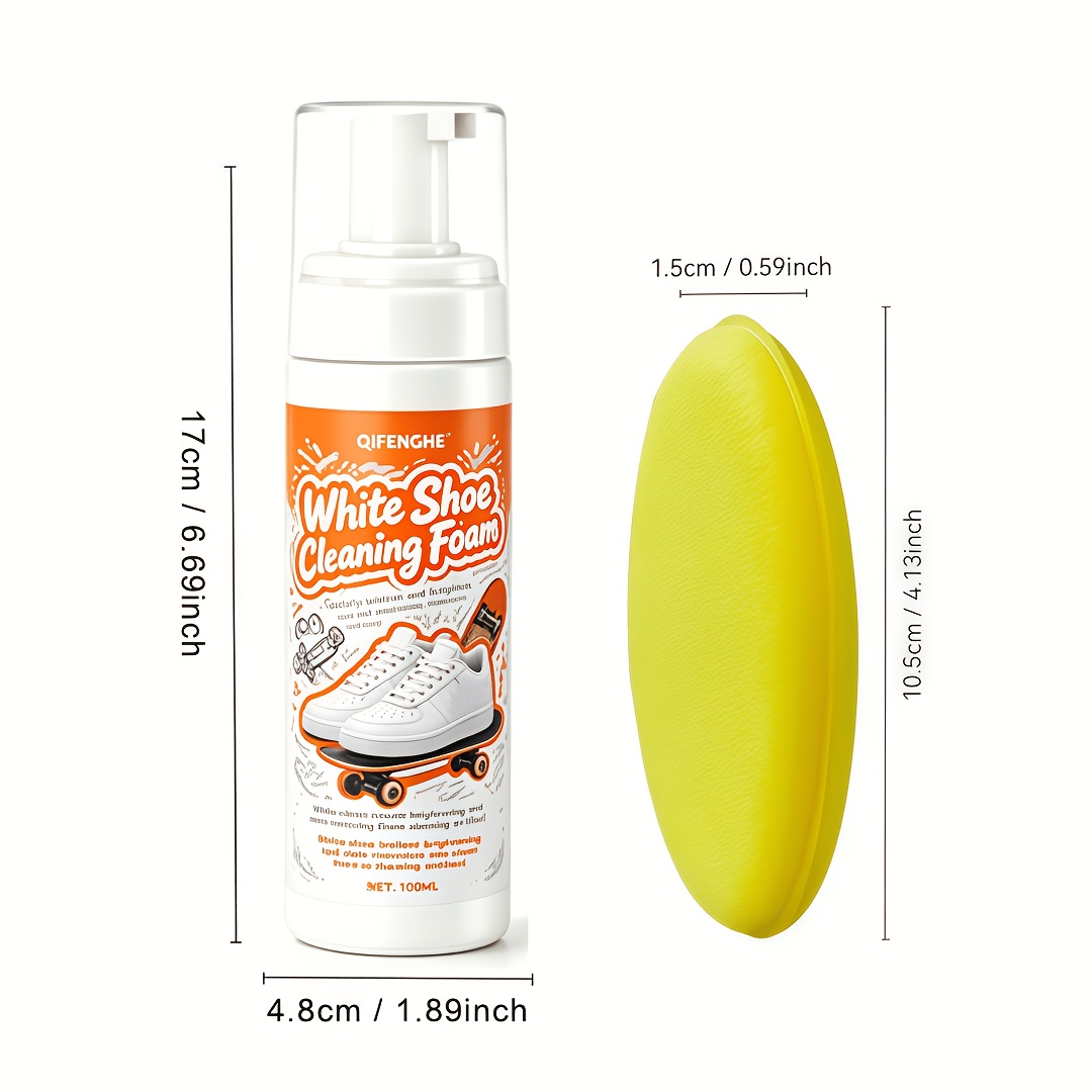 Portable No Rinse White Shoe C - Sneaker Care Foam 评论和价格
