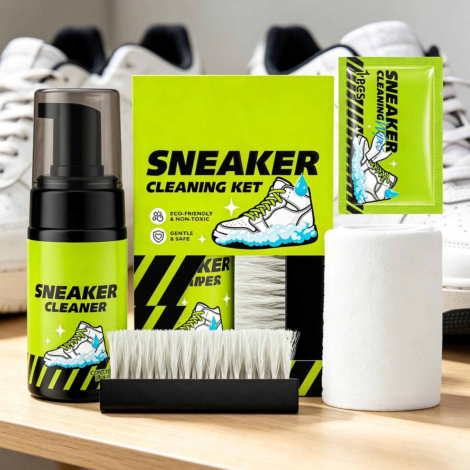 Sneaker Cleaner 4 Pieces 100ml - Sneaker Care Foam 评论和价格