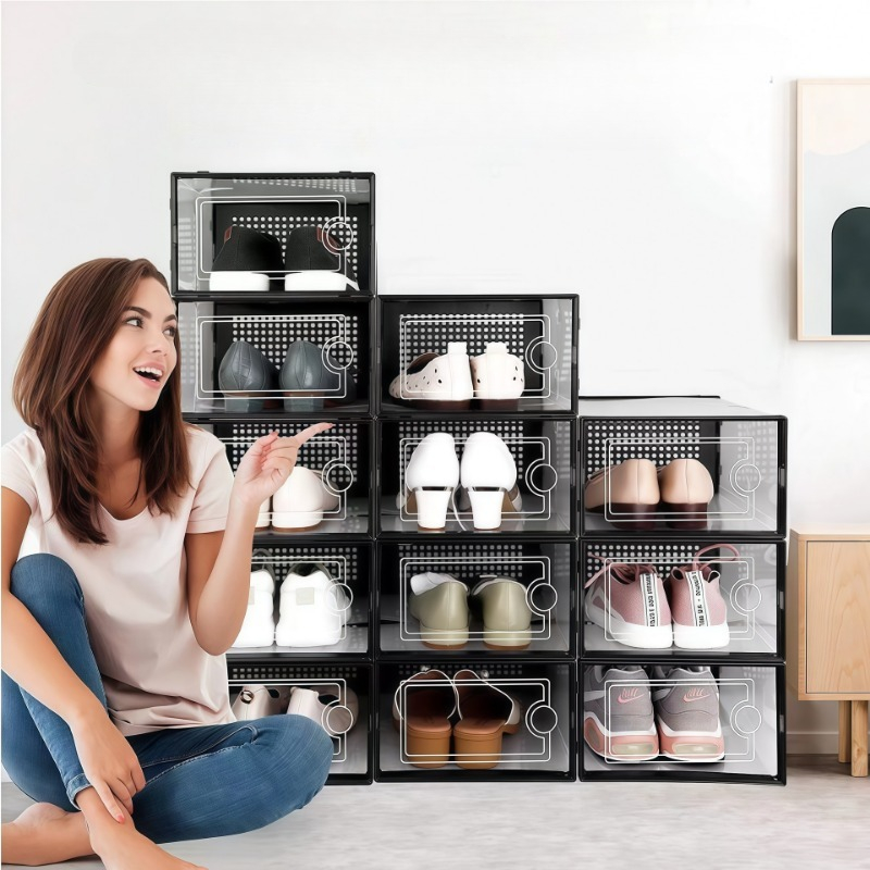 Stackable Shoe Storage Boxes,  - Sneaker Case 评论和价格