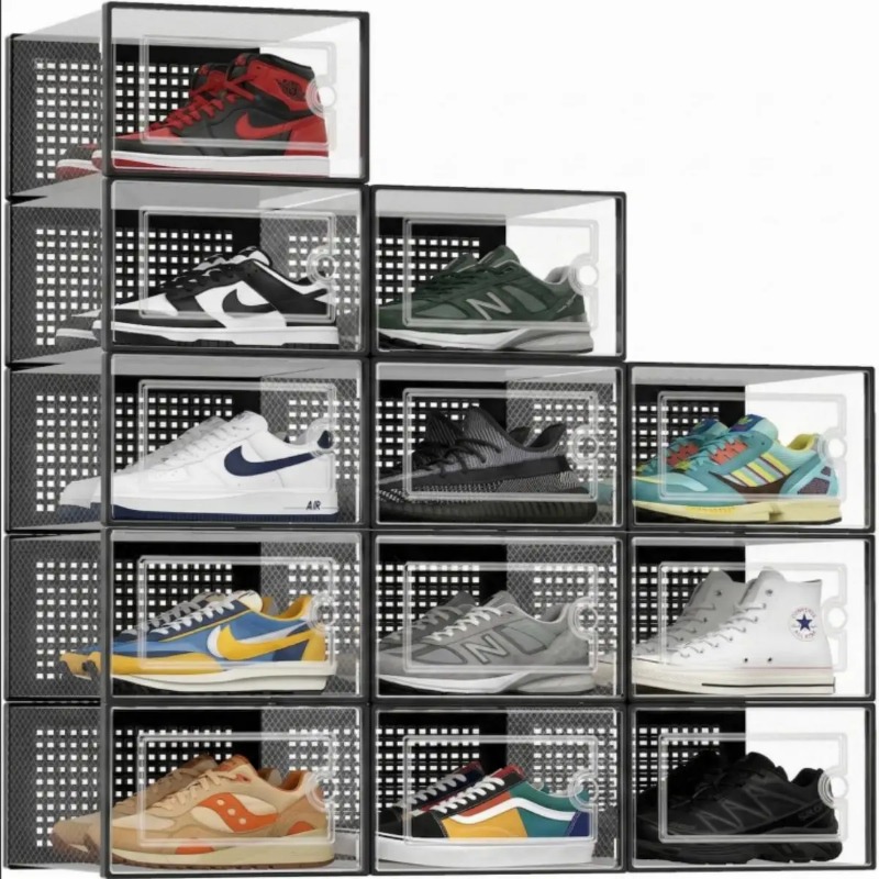 Stackable Shoe Storage Boxes,  - Sneaker Case 评论和价格