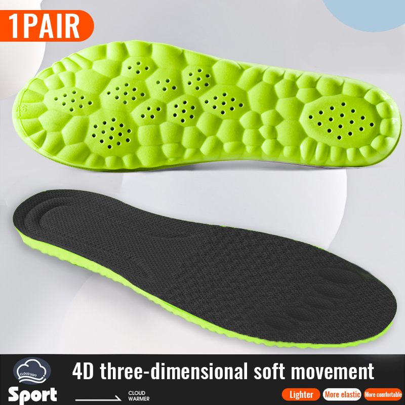1 Pair Memory Foam Insoles for - Sneaker Care Foam 评论和价格