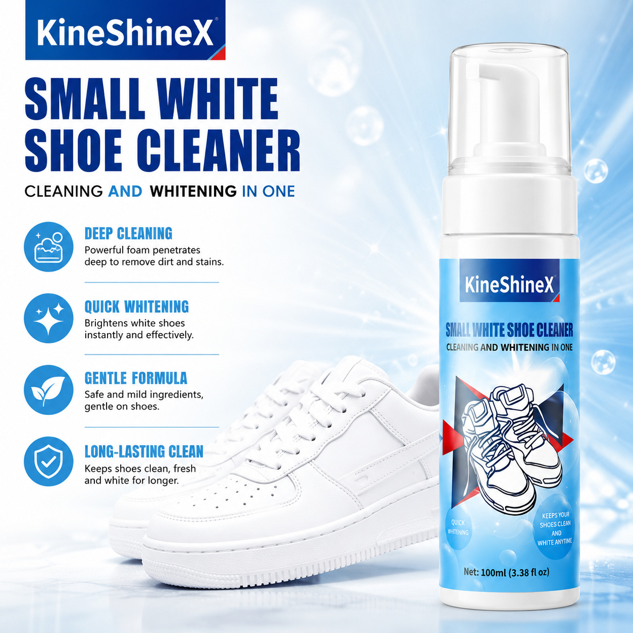 Gihen Shoe Cleaner Kits Water- - Sneaker Care Foam 评论和价格